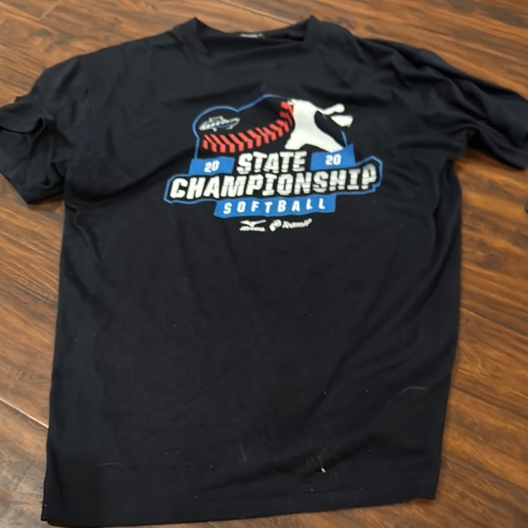 Black State Championship Softball Tee - Picture 1 of 1